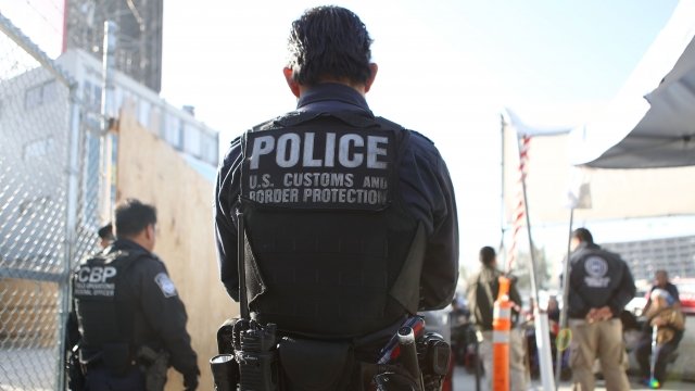 A U.S. Customs and Border Protection officer