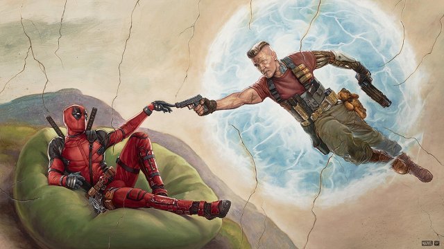 Cable and Deadpool from "Deadpool 2"
