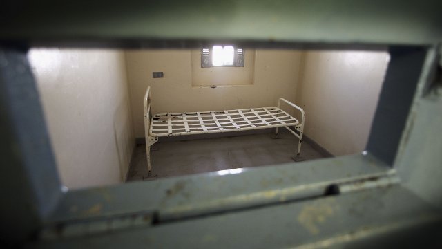 View inside a Jail cell