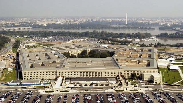 Aerial shot of Pentagon