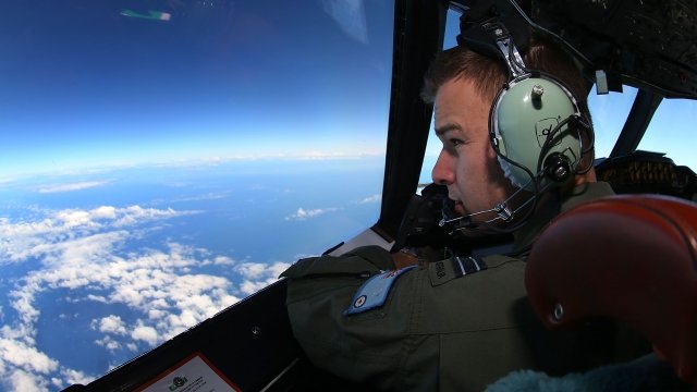 A member of the search crew for flight MH370