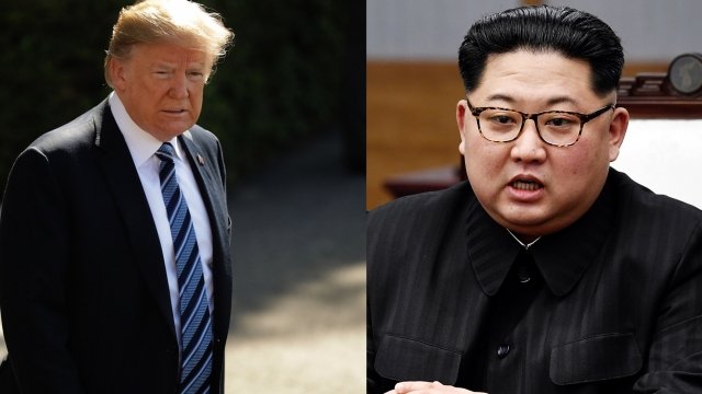 President Donald Trump and North Korea leader Kim Jong-un