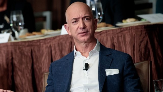 Amazon CEO and Blue Origin founder Jeff Bezos