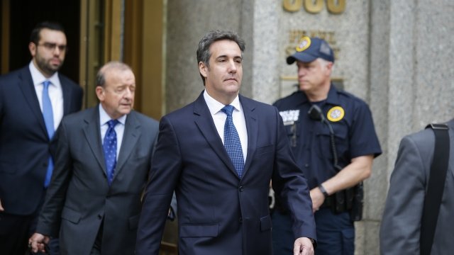 Michael Cohen and his attorney