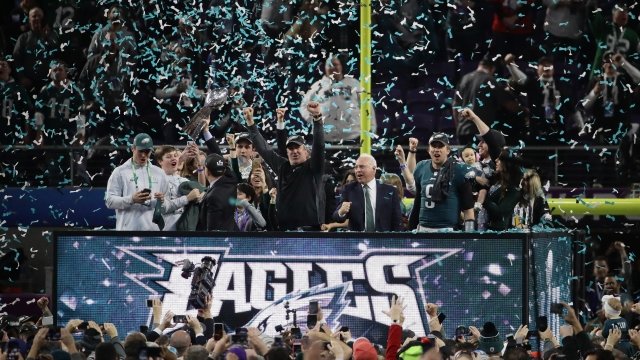Super Bowl champion Philadelphia Eagles celebrate
