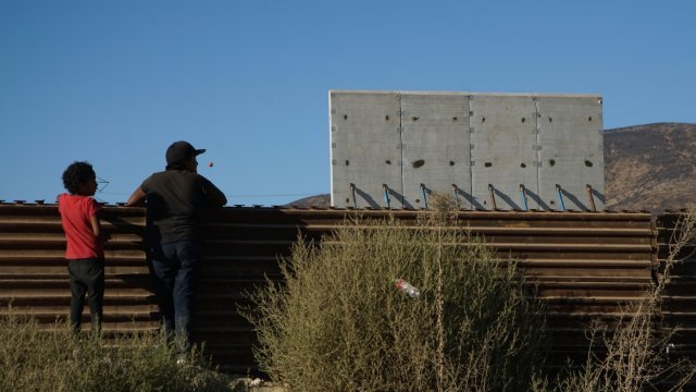 Border wall prototype