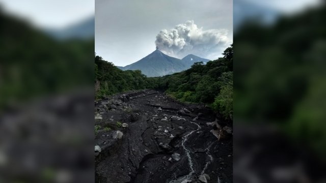 Guatemala's Fuego volcano on June 3, 2018