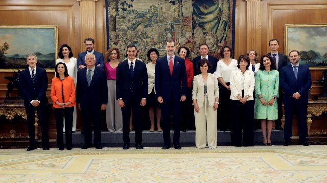 Spain's new cabinet.