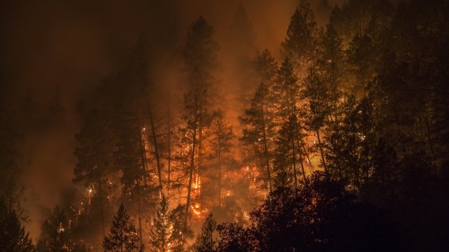One fire tears through part of northern California in October 2017