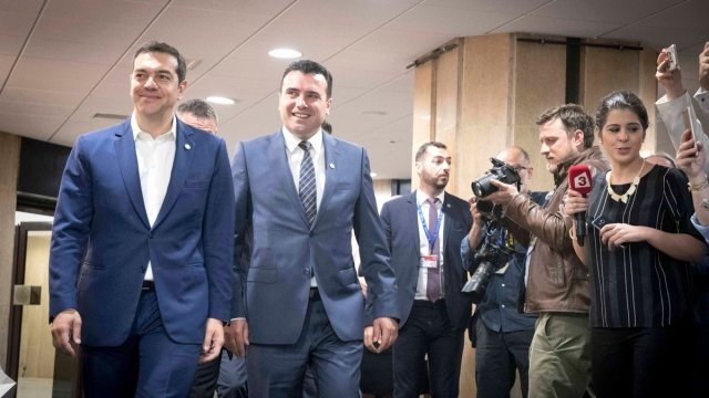 Macedonian, Greek prime ministers