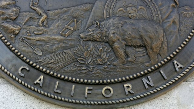 Part of the California seal