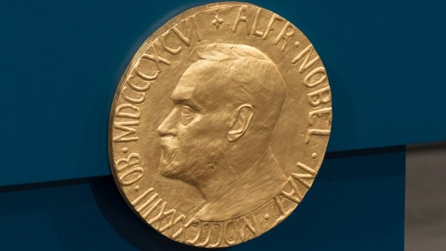 Plaque of Alfred Nobel