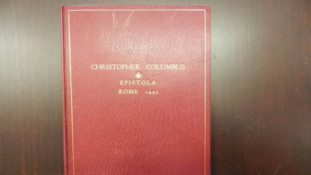 Copy of the Christopher Columbus letter