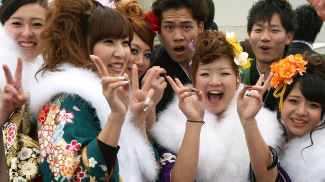 20-year-olds in Japan take part in the annual Coming of Age Day