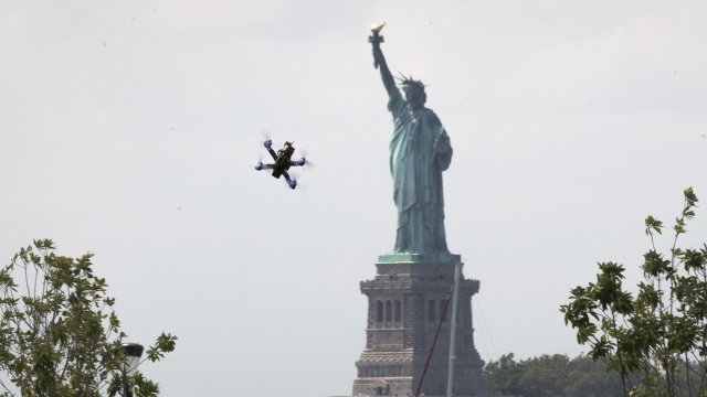 A drone in New York City