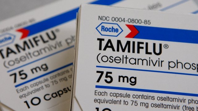A box of Tamiflu