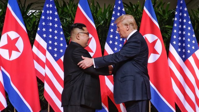 President Donald Trump and North Korean leader Kim Jong-un