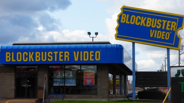 Blockbuster Video Rental Store
