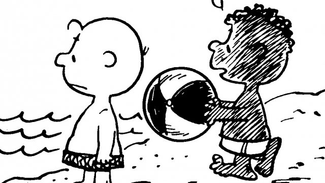 Franklin, the Peanuts first black character, makes his first appearance.