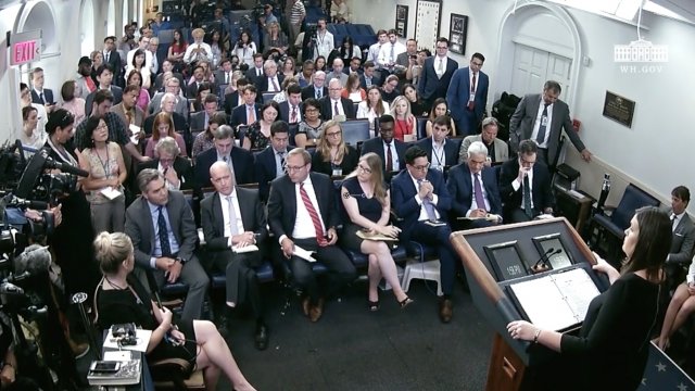 The White House press briefing room