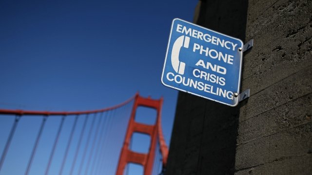 Sign for emergency phone in San Francisco