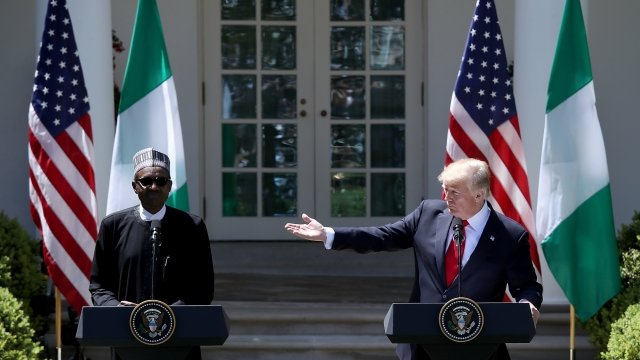 Trump and Nigeria President Buhari