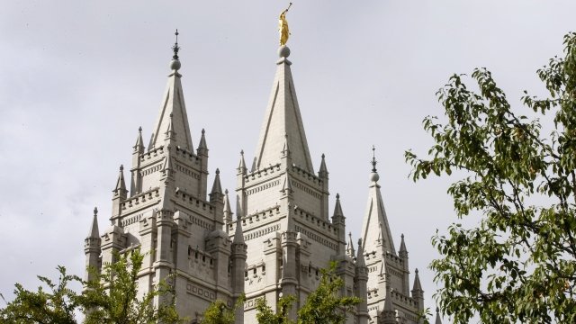 The Church of Jesus Christ of Latter-day Saints temple in Salt Lake City, Utah