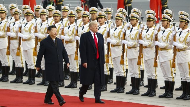Chinese President Xi Jingping and President Donald Trump