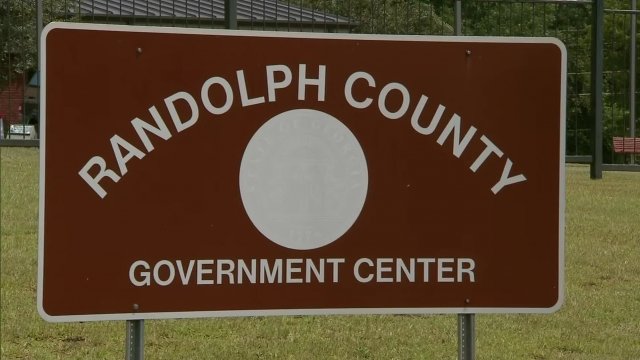 Randolph County sign