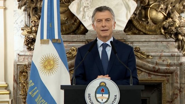 Argentine President Mauricio Macri