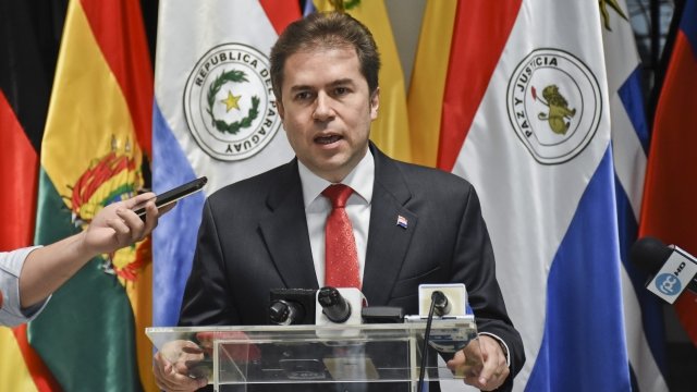 Paraguayan Foreign Minister Luis Alberto Castiglioni