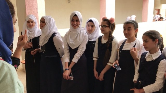 Iraqi girls meet for visual storytelling workshop