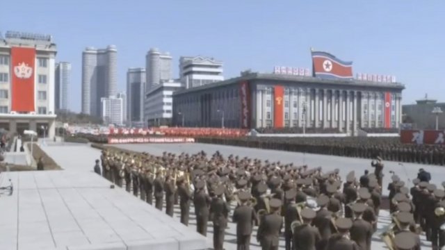 North Korean military parade