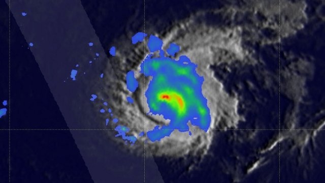 Rainfall measurements in Hurricane Florence