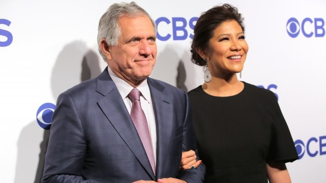 Leslie Moonves and Julie Chen attend the 2016 CBS Upfront at The Plaza on May 18, 2016 in New York City.