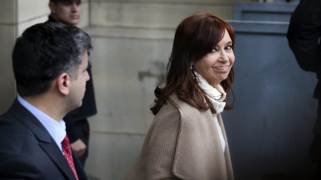 Former Argentinian president Cristina Fernández de Kirchner