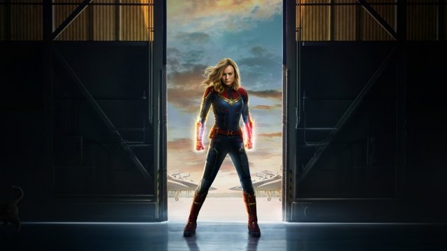 Film poster for "Captain Marvel."