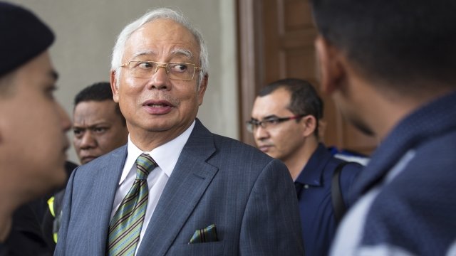 Najib Razak, the former prime minister of Malaysia.