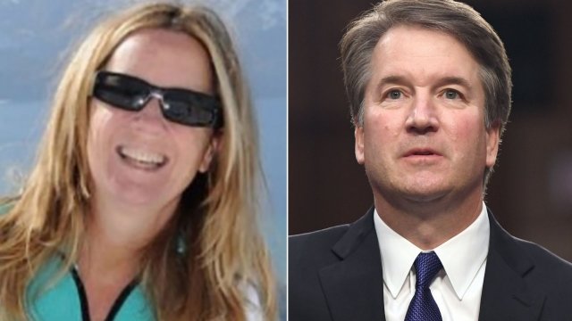 The woman accusing Supreme Court nominee Brett Kavanaugh of sexual assault says the FBI should investigate the incident.