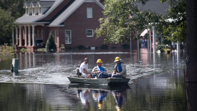 Residents in South Carolina deal with floodwaters from Florence