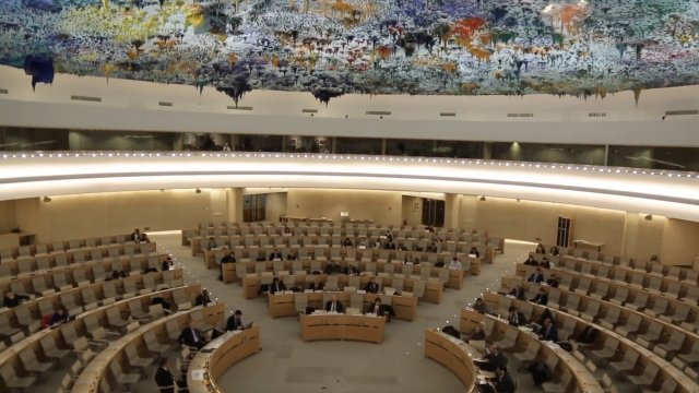 U.N. Human Rights Council meeting room