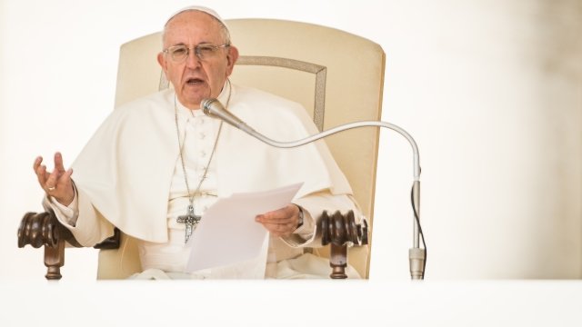 Pope Francis holds his General Weekly Audience in St. Peter's Square in August 2018