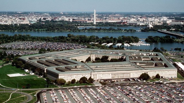 Aerial shot of the Pentagon