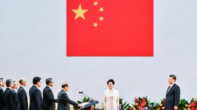 Hong Kong's leader Carrie Lam