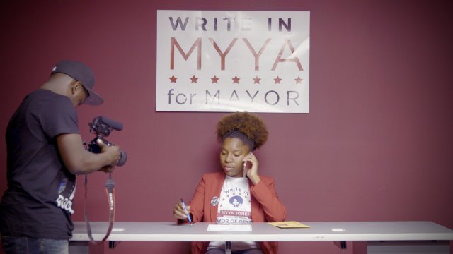 Myya Jones is running for Mayor of Detroit. She's one of three women profiled in the documentary, "Represent."