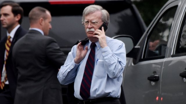 National security adviser John Bolton