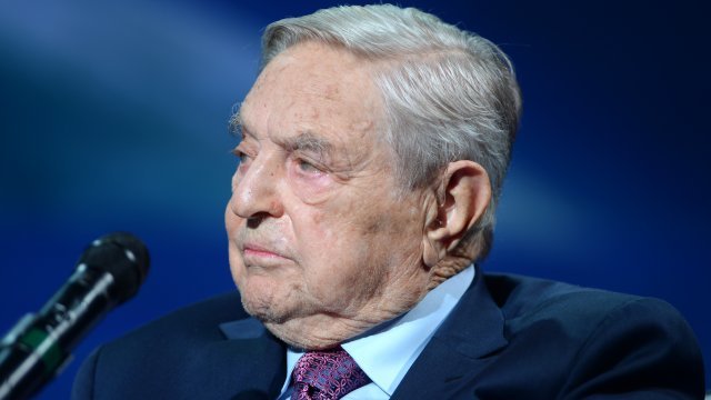 Billionaire philanthropist George Soros