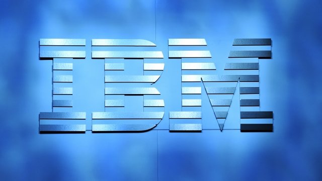 IBM logo at CES in 2016