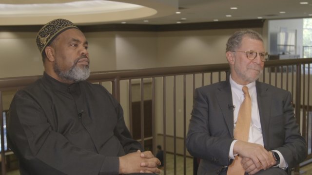 Imam Mohamed Magid and Rabbi Bruce Lustig