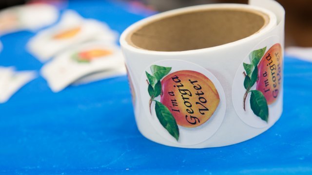 Georgia voter sticker